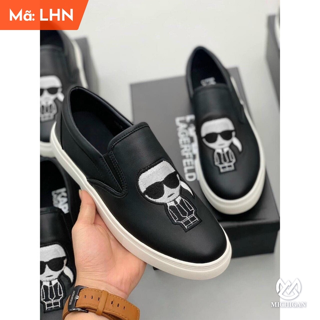 Giày cói DG hình thêu mặt quỷ đỏ - giày lười cói hot trend ss2023