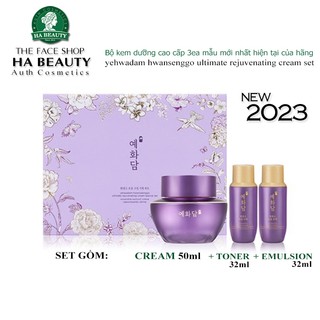 Kem dưỡng ẩm chống lão hóa trắng da The Face Shop Yehwadam Hwansaenggo Ultimate Rejuvenating Cream Special Set 50ml