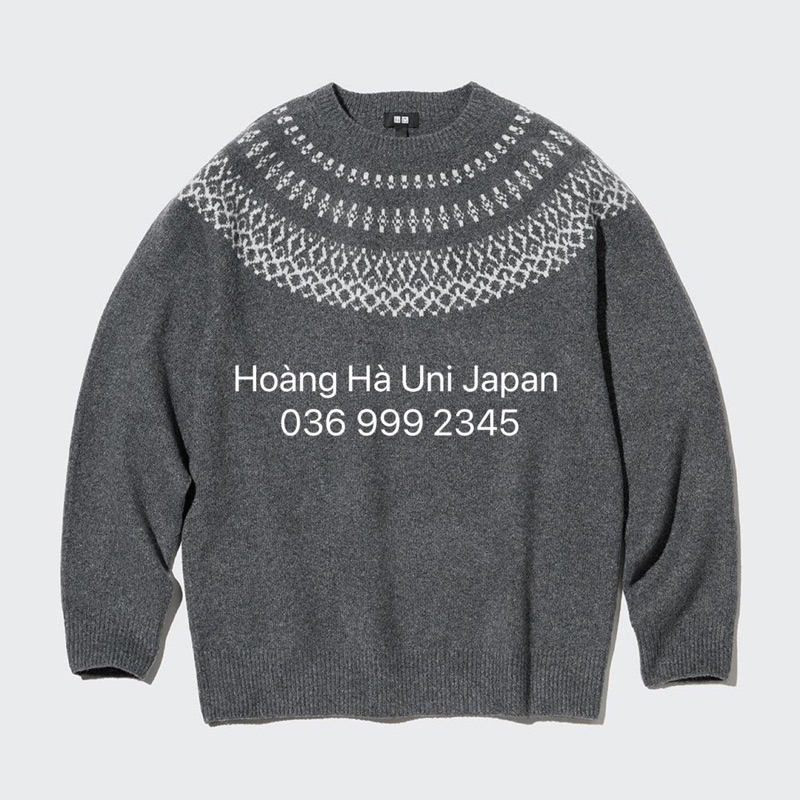 Áo len họa tiết