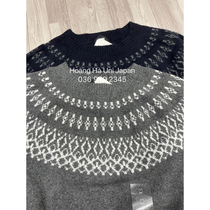 Áo len họa tiết