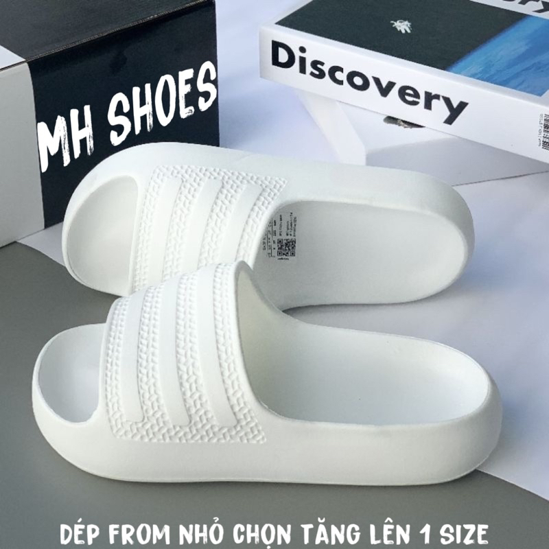 Dép adiddas 3 sọc Nam Nữ Đúc Quai Ngang Hottrend Hàng Cao Su Mềm Êm Chân Cao Cấp