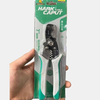 Kìm đa năng tuốt dây điện, cắt cáp Hark Caput nhiều chế độ ( cắt, tuốt, bấm cos,...)