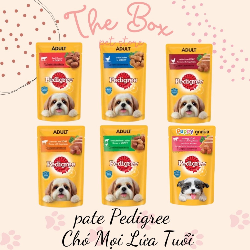 Pate Pedigree Chó Mọi Lứa Tuổi