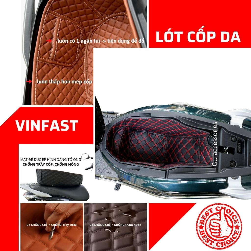Lót cốp da chống nóng dành cho xe máy VINFAST FELIZ S KLARA S hàng thiết kế cao cấp phong cách hiện đại sang trọng GU