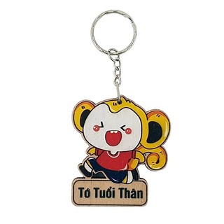 Móc Khoá Gỗ 12 Con Giáp