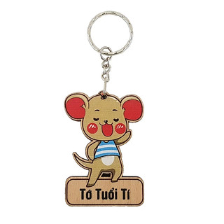 Móc Khoá Gỗ 12 Con Giáp
