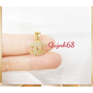 Lẻ mặt dây chuyền,mặt cha le đính đá nhỏ quỳnh68