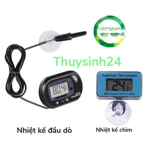 Nhiệt Kế thủy sinh LCD - Nhiệt Kế Điện Tử Trong Suốt - Siêu Đẹp Dùng Trang Trí Cho Bể Cá Thuỷ Sinh