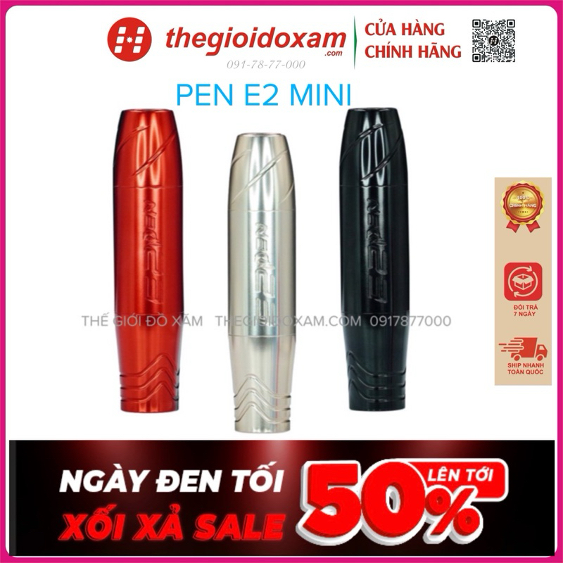 Máy pen mini E2 chính hãng hàng cty, logo dập trìm