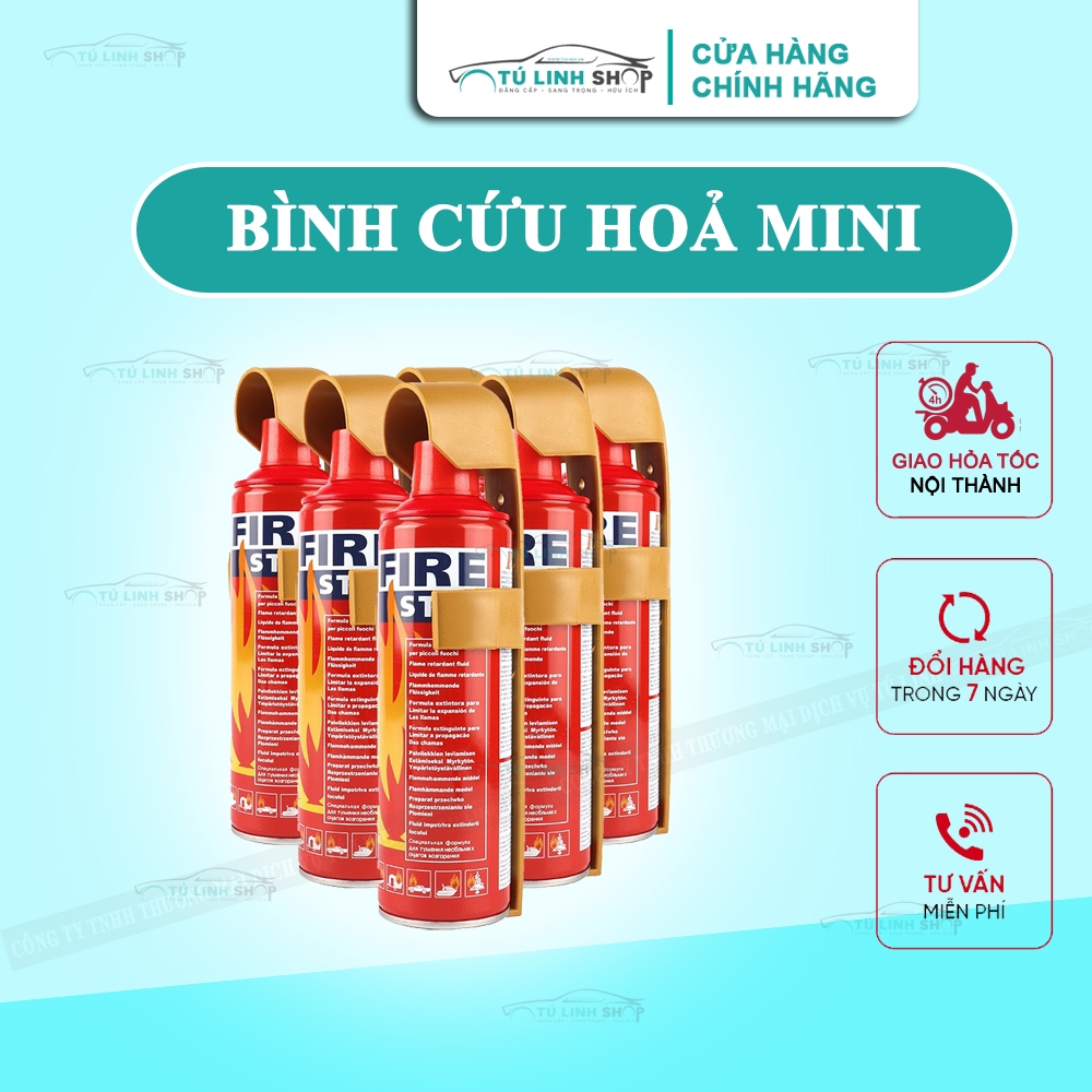 Chai dập lửa nhanh dập lửa khẩn cấp dùng cho ô tô