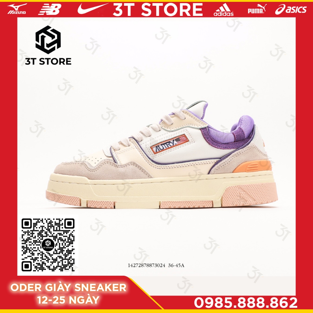 GIÀY SNEAKER MÃ SẢN PHẨM: _Autry 01 Low Man Leat_FULL BOX_FREE SHIP TOÀN QUỐC