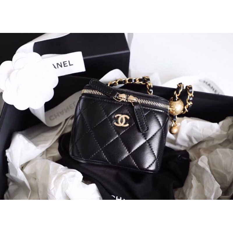 Túi Xách Chánel vanity mini sz 10cm chất da thật