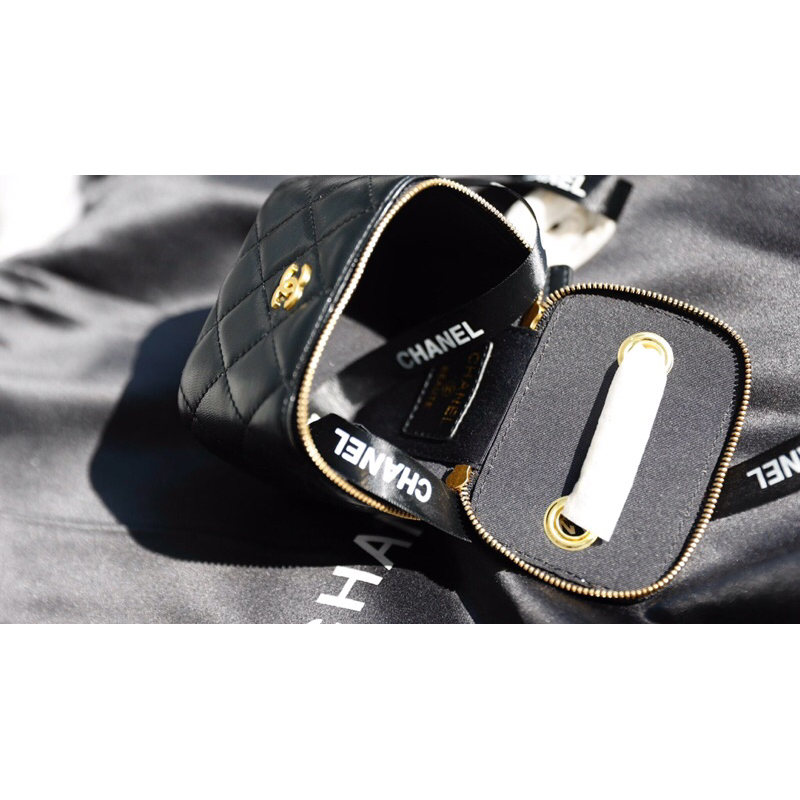 Túi Xách Chánel vanity mini sz 10cm chất da thật