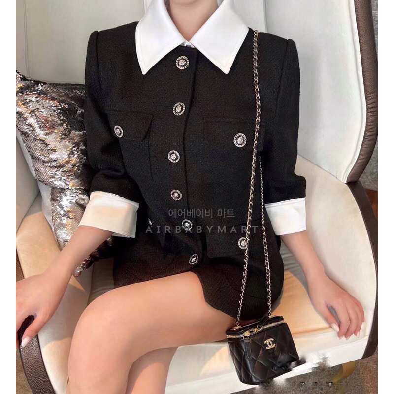 Túi Xách Chánel vanity mini sz 10cm chất da thật