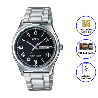 Đồng hồ nam dây kim loại chính hãng Casio MTP-V006D-1BUDF