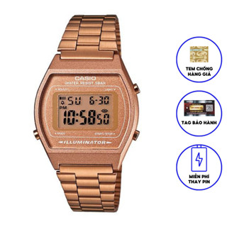  Đồng Hồ Casio Nữ Dây Kim Loại B640WC-5ADF Chính Hãng 