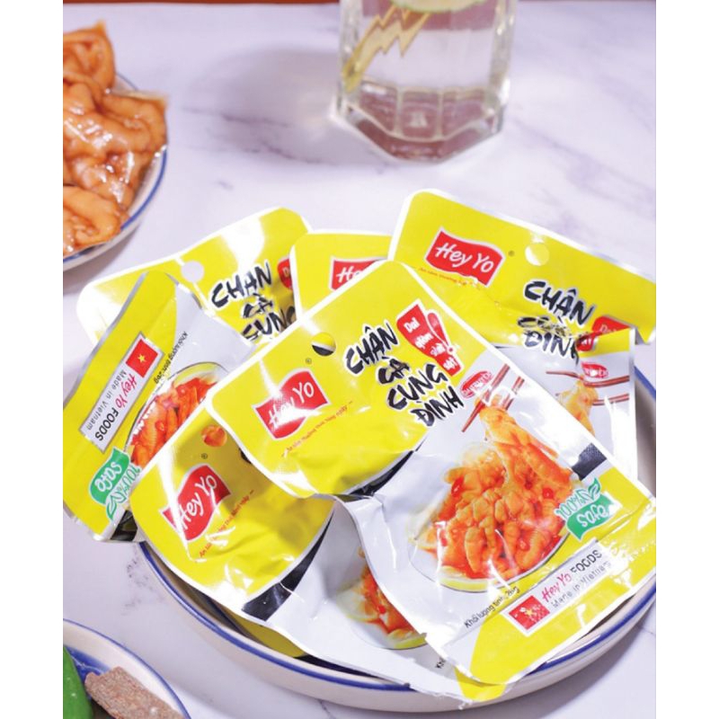 (date xa, hỏa tốc tphcm) COMBO 50 CHÂN GÀ RÚT XƯƠNG SX TẠI VN CAY CAY SẦN SẬT ĂN SIÊU NGON