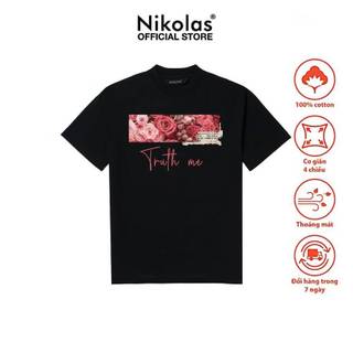 Áo thun unisex nikolas 100% cotton truth me tee