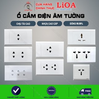 Mặt ổ cắm điện âm tường lioa