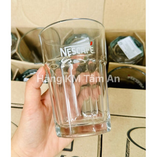 Ly thuỷ tinh cao cấp 375ml - hkm nescafe siêu chất lượng