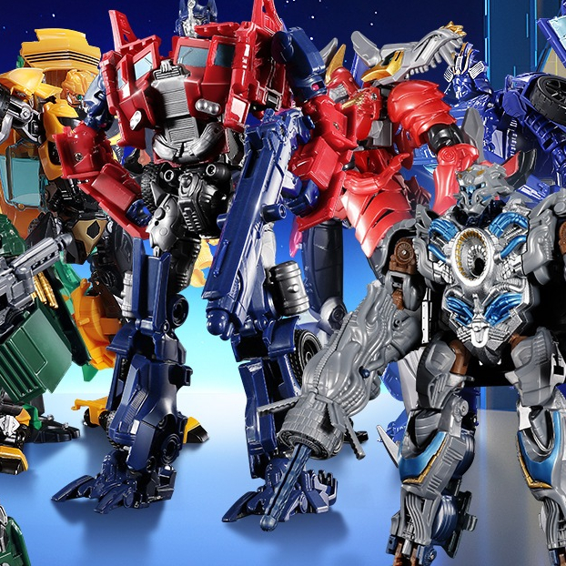 Xe ô tô biến hình robot siêu nhân transformers Galvatron