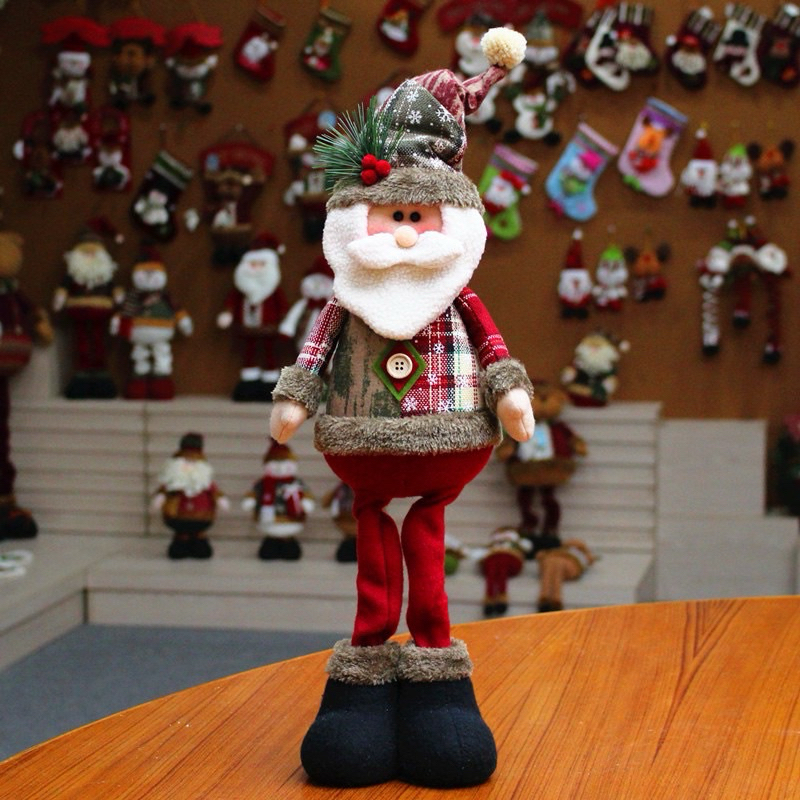 Thú bông  trang trí giáng sinh hình ông già noel, người tuyết chú tuần lộc cho bé,quà tặng noel cho bé