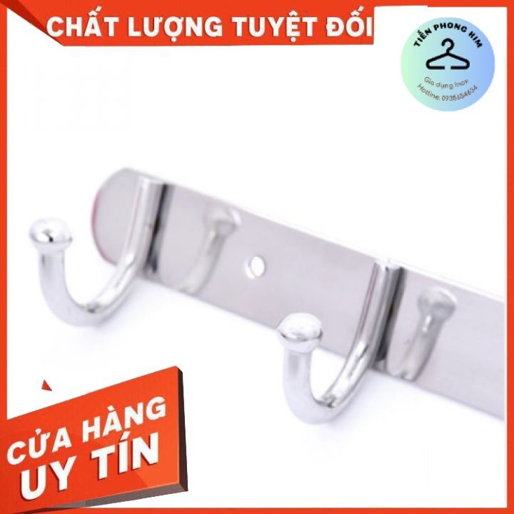 Móc treo áo quần inox gắn tường đầu bí cao cấp