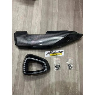 Bộ ốp pô Winner X sơn carbon