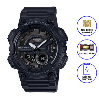 Đồng Hồ Nam Casio Dây Nhựa Trẻ Trung AEQ-110W-1BVDF Chính Hãng
