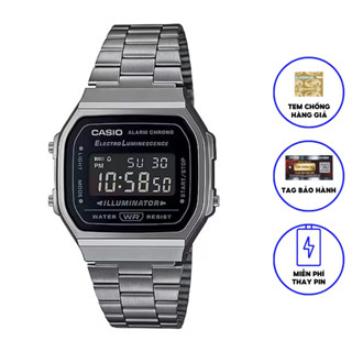 Đồng hồ Casio Nam Dây Kim Loại Vintage A168WGG-1BDF Chính Hãng