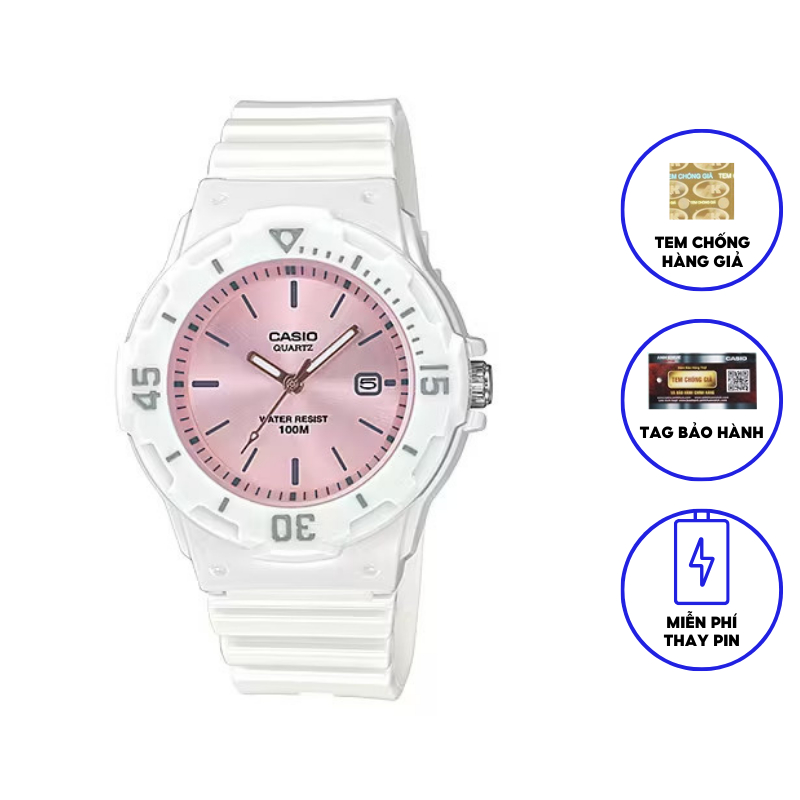 Đồng hồ Nữ Dây Nhựa Chính Hãng Casio LRW-200H-4E3