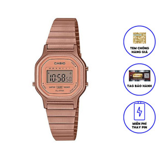 Đồng hồ nữ dây kim loại chính hãng Casio LA-11WR-5ADF