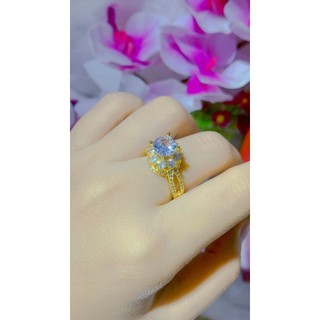[Nhẫn Đá Baguatte Luxury- Bền Màu - Không Đen Không Ngứa] - Trang Sức Nữ Đẹp - UN20404 - nhẫn vàng nữ 18k hcm nhẫn vàng