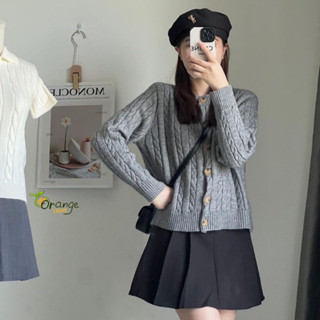 Áo Khoác Len Kiểu Tay Dài Cổ V Phối Thêu Ngựa Siêu Xinh Phong Cách Nhẹ Nhàng Hàng Qccc Loại 1 Orangecloset