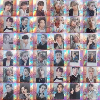 Photocard bts jungkook golden v tae layover jimin face,... bo góc off trang trí phòng ốc