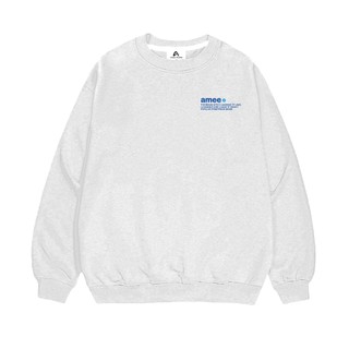 Áo Sweater Amee Studio Present Nỉ Lót Lông Cotton 100% Unisex Local Brand