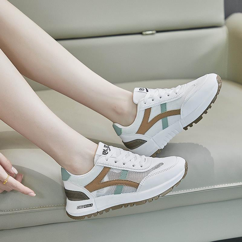 Giày thể thao nữ siêu nhẹ đế răng cưa hàng Quảng Châu siêu xịn,giầy sneaker nữ viền phối màu đế cao su êm loại đẹp