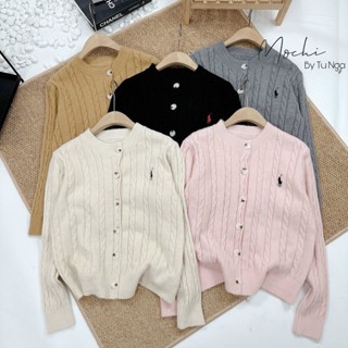 Áo Len Dệt Kim Cardigan Tay Dài Dáng Lỡ Ôm Body Tone Dáng Phối In Ngựa Ngực Đáng Yêu Hàng Qccc Loại 1 Nângnhchuyensi