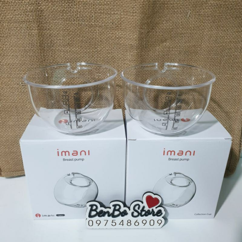 Tách thân Cup nhựa Titan  máy hút sữa rảnh tay IMANI phụ kiện thay thế máy hút sữa