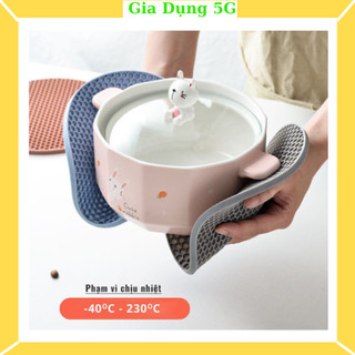 Miếng lót nồi Silicone chống nóng chịu nhiệt cao cấp