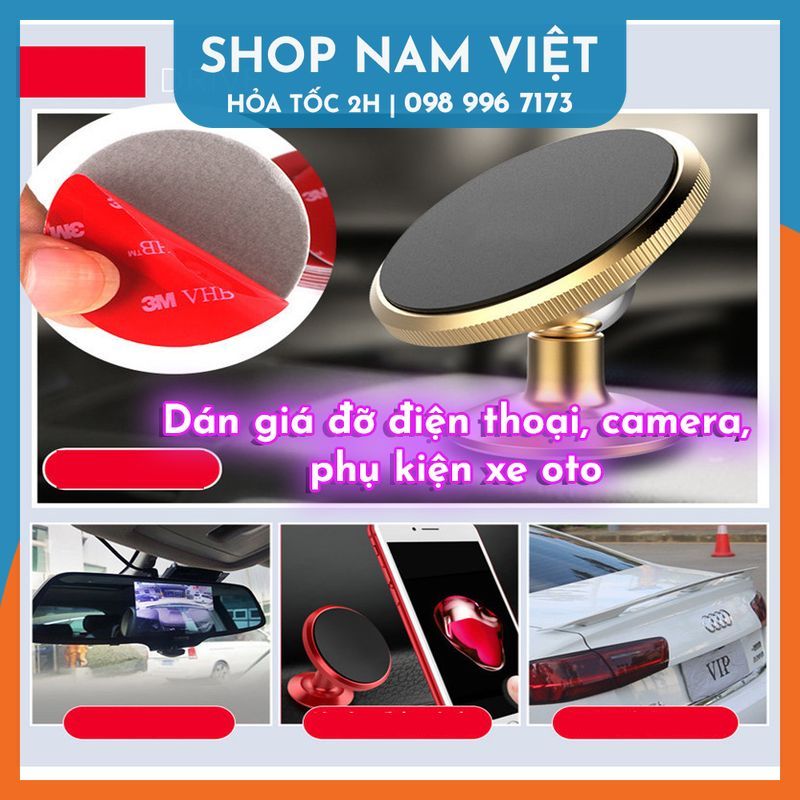 Miếng Dán 3M VHB Xám Siêu Dính Dán Camera Hành Trình, Phụ Kiện Oto