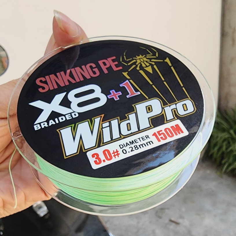 Dây Lure - Dây Câu Pe x8 +1 Wild pro Dù Chìm