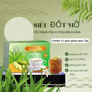 Trà bí đao giảm cân thiên long detox cơ thể. hộp 20 gói giảm 3_5kg