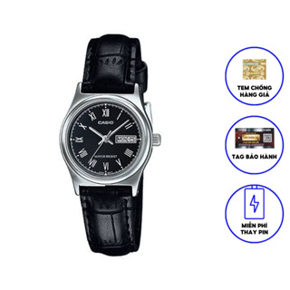 Đồng Hồ Nữ Casio LTP-V006L-1BUDF Dây Da Chính Hãng