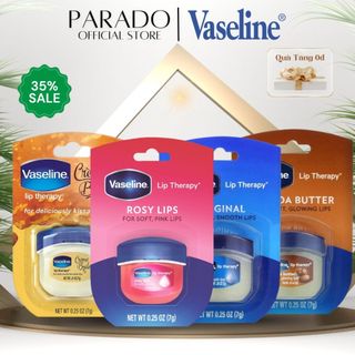 Son Sáp Dưỡng Môi Vaseline Lip Therapy Rosy Lip,Original, Creme Brulee , Cocoa Butter 7gr - Hàng Mỹ