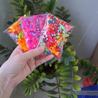 100 dây cột tóc đủ màu size đại