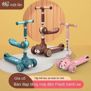 Xe trượt Scotter 3 trong 1 có ghế ngồi + có đèn và nhạc/ xe trượt