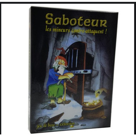 TRÒ CHƠI BOARD GAME - ĐÀO VÀNG - SABOTEUR 1 và SABOTEUR 1 + 2