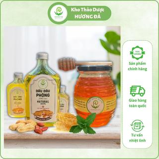Combo Dinh Dưỡng Tự Nhiên Mật Ong Rừng Nguyên Chất Và Dầu Đậu Phộng Dầu Lạc HƯƠNG ĐÀ