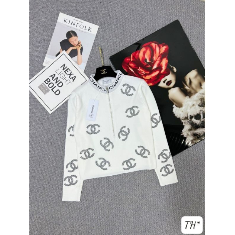 Áo len khóa X hàng QCL1